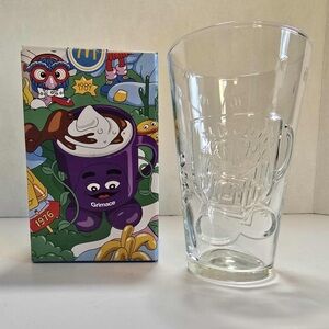 McDonald's 2024 Collector's edition glass Canadian version Grimace / Nanoblock